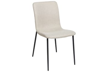 Set med 4 matstolar Glendive - Beige, svart - Möbler - Stolar & fåtöljer - Matstol & köksstol