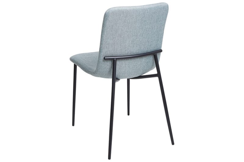 Set med 4 matstolar Glendive - Blå, Svart - Möbler - Stolar & fåtöljer - Matstol & köksstol