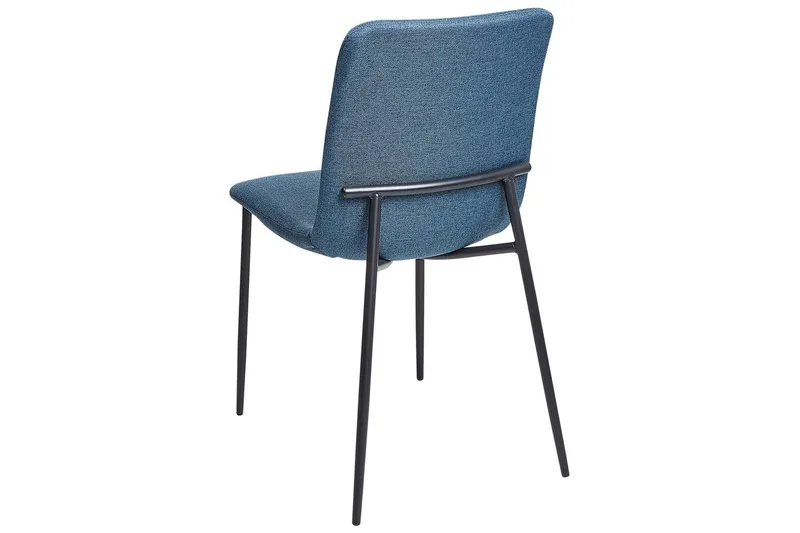 Set med 4 matstolar Glendive - Mörkblå, Svart - Möbler - Stolar & fåtöljer - Matstol & köksstol