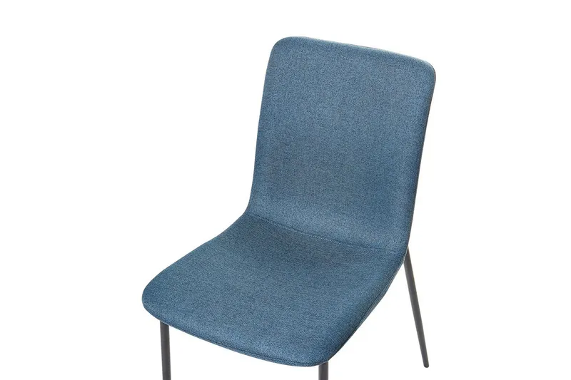 Set med 4 matstolar Glendive - Mörkblå, Svart - Möbler - Stolar & fåtöljer - Matstol & köksstol