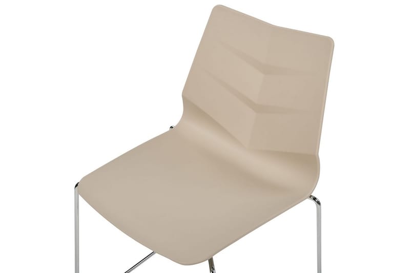 Set med 4 matstolar Hartley - Beige, Silver - Möbler - Stolar & fåtöljer - Matstol & köksstol