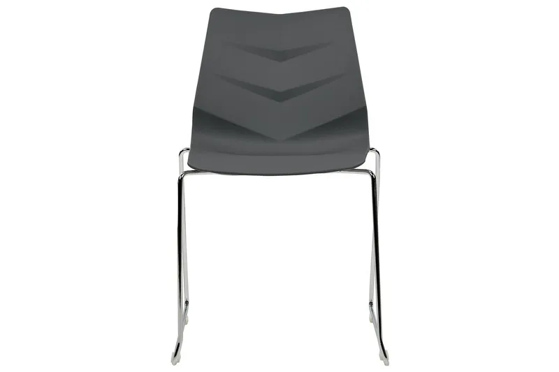 Set med 4 matstolar Hartley - Mörkgrå, Silver - Möbler - Stolar & fåtöljer - Matstol & köksstol