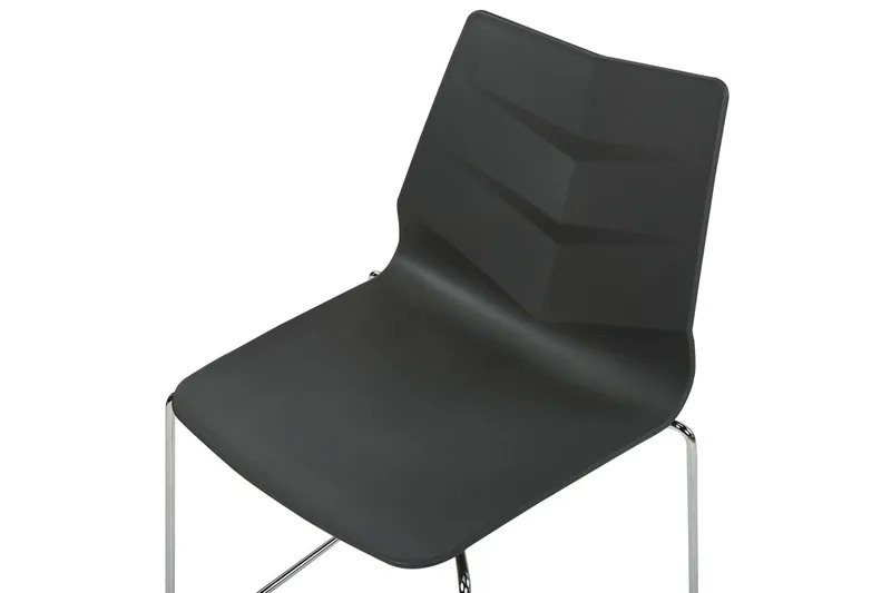 Set med 4 matstolar Hartley - Mörkgrå, Silver - Möbler - Stolar & fåtöljer - Matstol & köksstol