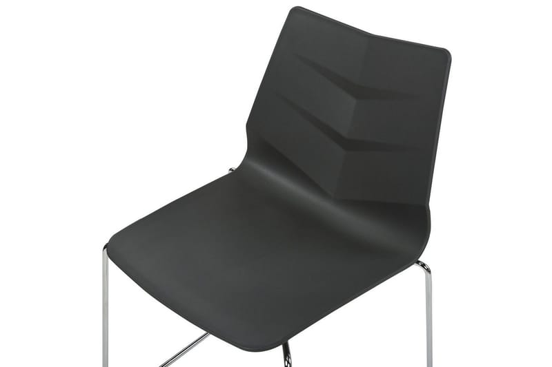 Set med 4 matstolar Hartley - Mörkgrå, Silver - Möbler - Stolar & fåtöljer - Matstol & köksstol