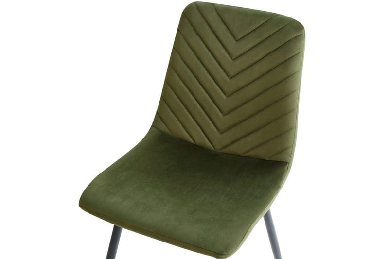 Set med 4 matstolar Havre - Grön, Svart - Möbler - Stolar & fåtöljer - Matstol & köksstol