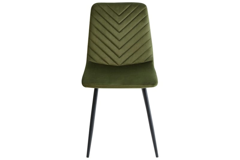 Set med 4 matstolar Havre - Grön, Svart - Möbler - Stolar & fåtöljer - Matstol & köksstol