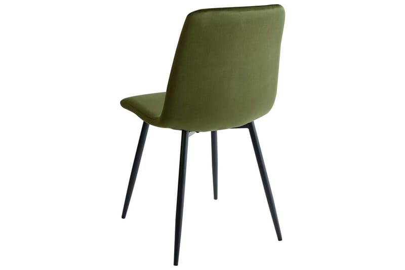 Set med 4 matstolar Havre - Grön, Svart - Möbler - Stolar & fåtöljer - Matstol & köksstol