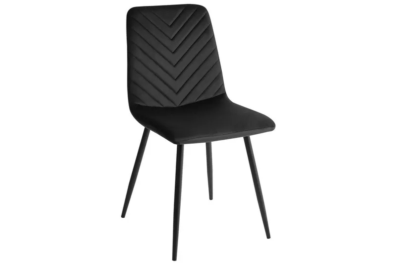Set med 4 matstolar Havre - Svart - Möbler - Stolar & fåtöljer - Matstol & köksstol