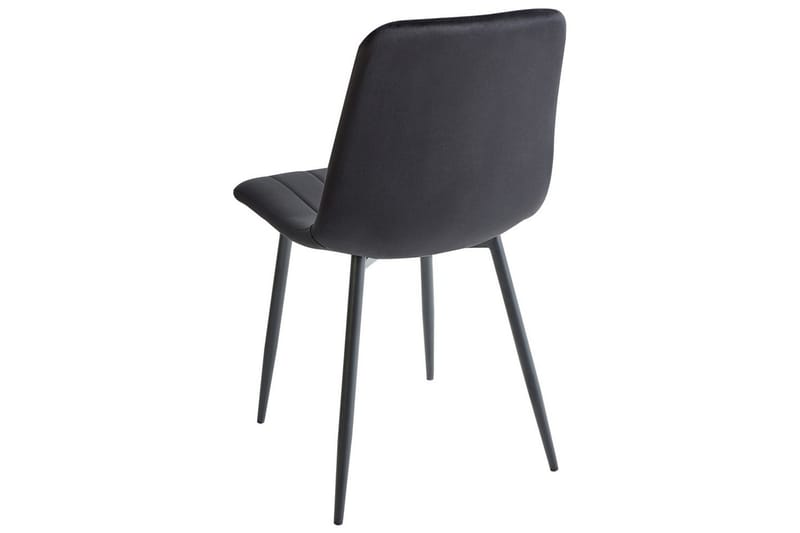 Set med 4 matstolar Kalispell - Svart - Möbler - Stolar & fåtöljer - Matstol & köksstol