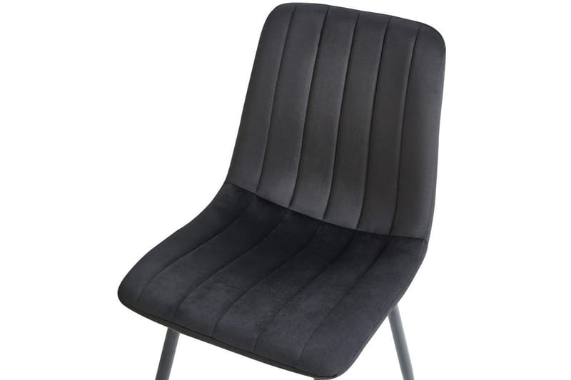 Set med 4 matstolar Kalispell - Svart - Möbler - Stolar & fåtöljer - Matstol & köksstol