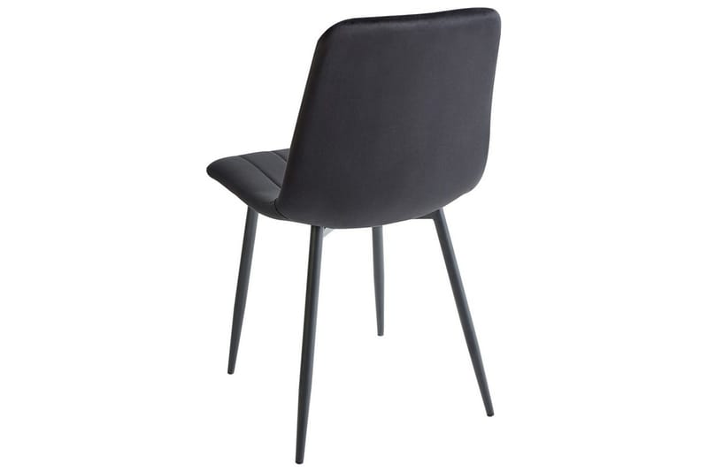 Set med 4 matstolar Kalispell - Svart - Möbler - Stolar & fåtöljer - Matstol & köksstol