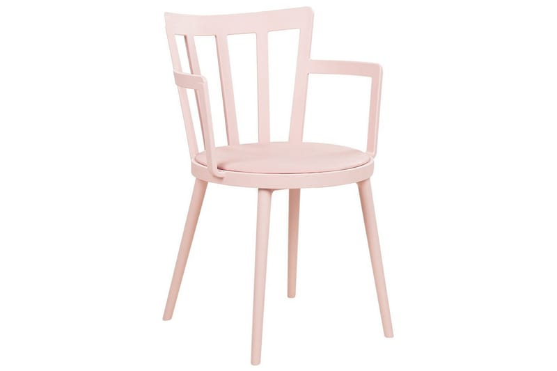 Set med 4 matstolar Morill - Rosa - Möbler - Stolar & fåtöljer - Matstol & köksstol