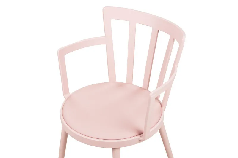 Set med 4 matstolar Morill - Rosa - Möbler - Stolar & fåtöljer - Matstol & köksstol