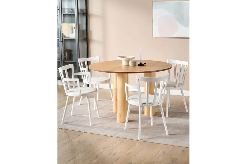 Set med 4 matstolar Morill - Vit - Möbler - Stolar & fåtöljer - Matstol & köksstol