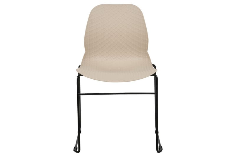 Set med 4 matstolar Panora - Beige, svart - Möbler - Stolar & fåtöljer - Matstol & köksstol