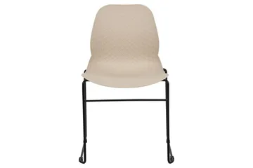 Set med 4 matstolar Panora - Beige, svart - Möbler - Stolar & fåtöljer - Matstol & köksstol