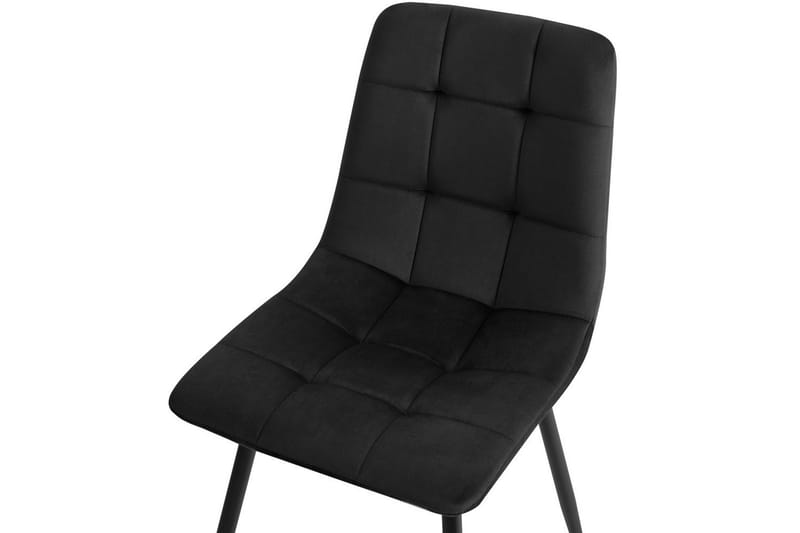 Set med 4 matstolar Powell - Svart - Möbler - Stolar & fåtöljer - Matstol & köksstol
