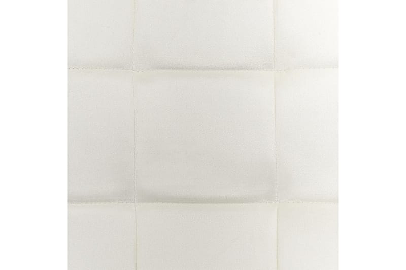 Set med 4 matstolar Powell - Vit, Svart - Möbler - Stolar & fåtöljer - Matstol & köksstol