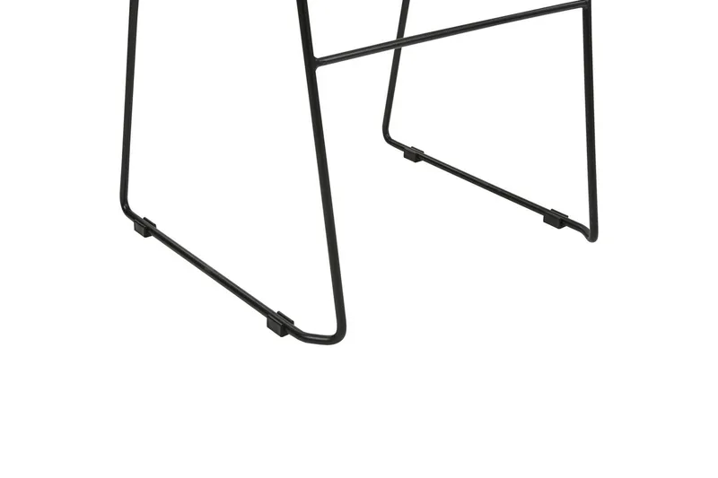 Set med 4 matstolar Panora - Beige, svart - Möbler - Stolar & fåtöljer - Matstol & köksstol