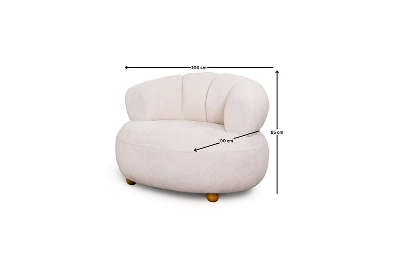 Seylor Fåtölj - Vit - Möbler - Stolar & fåtöljer - Fåtölj