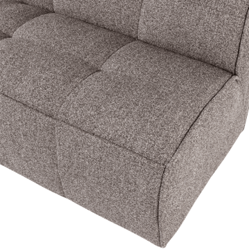 2-sits Soffa Cluster - Mellanbrun - Möbler - Stolar & fåtöljer - Sittbänk