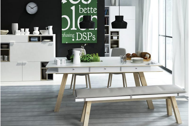 4You Bord Vit - VOX - Möbler - Stolar & fåtöljer - Sittbänk - Hallbänk