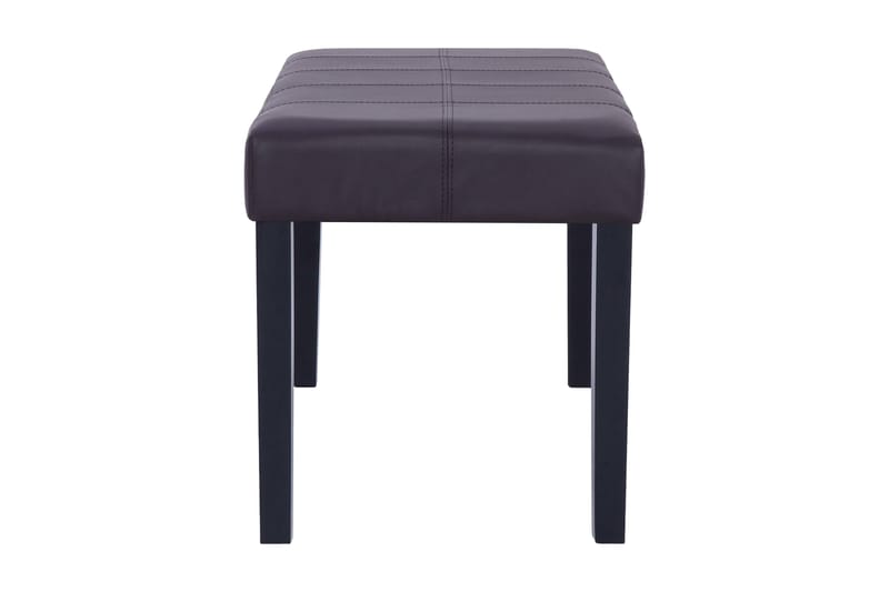 Bänk 106 cm konstläder brun - Brun - Möbler - Stolar & fåtöljer - Sittbänk - Hallbänk