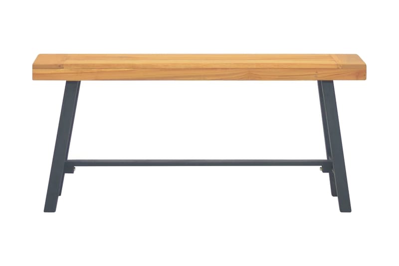Bänk 110 cm massiv teak - Brun - Möbler - Stolar & fåtöljer - Sittbänk - Hallbänk