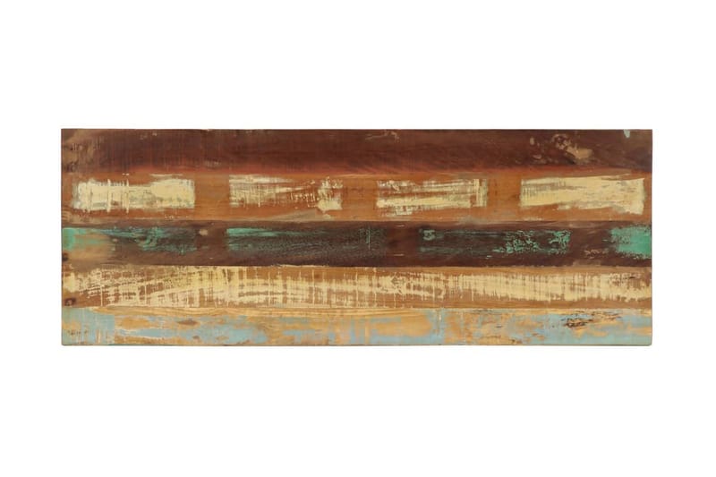 Bänk 110 cm massivt återvunnet trä - Flerfärgad - Hallbänk - Sittbänk