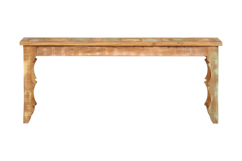 Bänk 110x35x45 cm massivt återvunnet trä - Brun - Hallbänk - Sittbänk