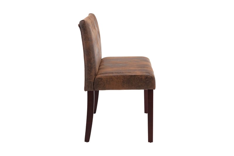 Bänk 120 cm konstmocka brun - Brun - Möbler - Stolar & fåtöljer - Sittbänk