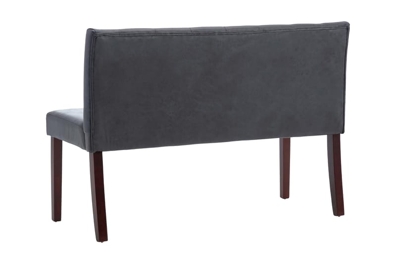 Bänk 120 cm konstmocka grå - Grå - Möbler - Stolar & fåtöljer - Sittbänk