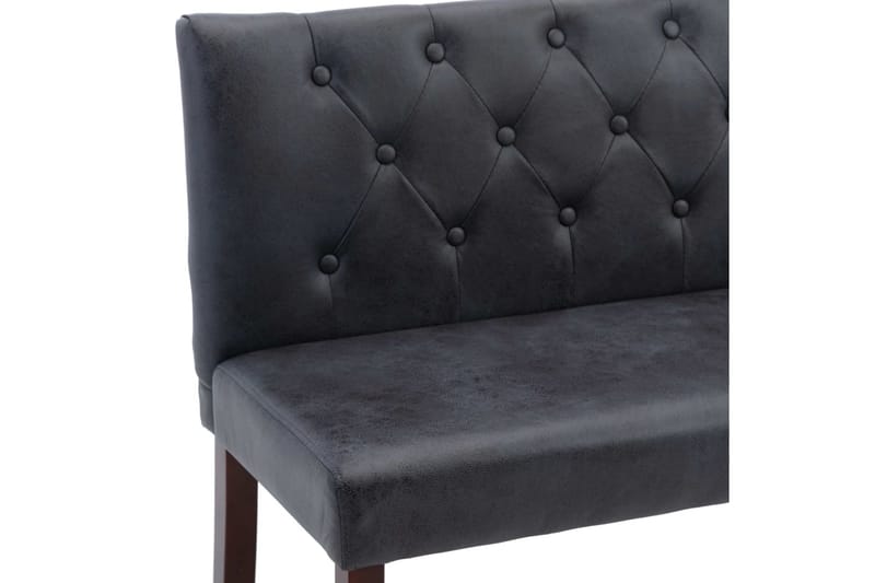 Bänk 120 cm konstmocka grå - Grå - Möbler - Stolar & fåtöljer - Sittbänk