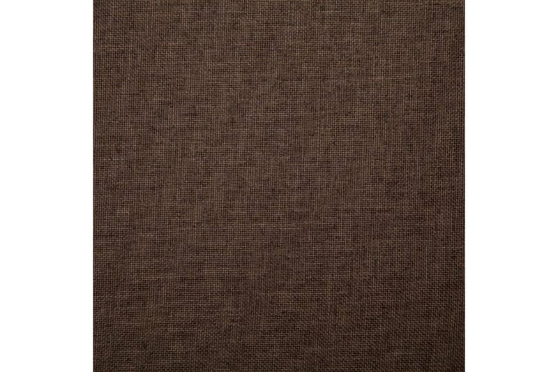 Bänk 139,5 cm polyester brun - Brun - Sittbänk - Bänk med ryggstöd