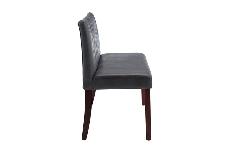 Bänk 148,5 cm konstmocka grå - Grå - Möbler - Stolar & fåtöljer - Sittbänk