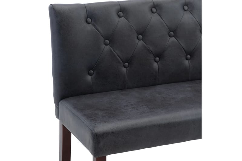 Bänk 148,5 cm konstmocka grå - Grå - Möbler - Stolar & fåtöljer - Sittbänk
