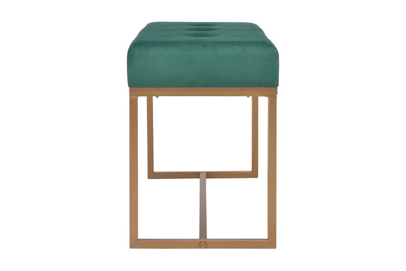Bänk 80 cm grön sammet - Grön - Möbler - Stolar & fåtöljer - Sittbänk - Hallbänk