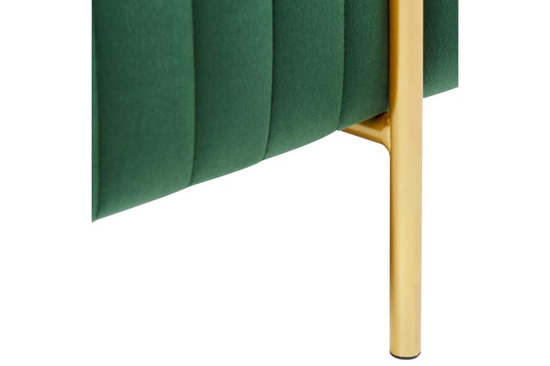 Bänk Dayton Grön/guld - Grön/guld - Möbler - Stolar & fåtöljer - Sittbänk - Hallbänk
