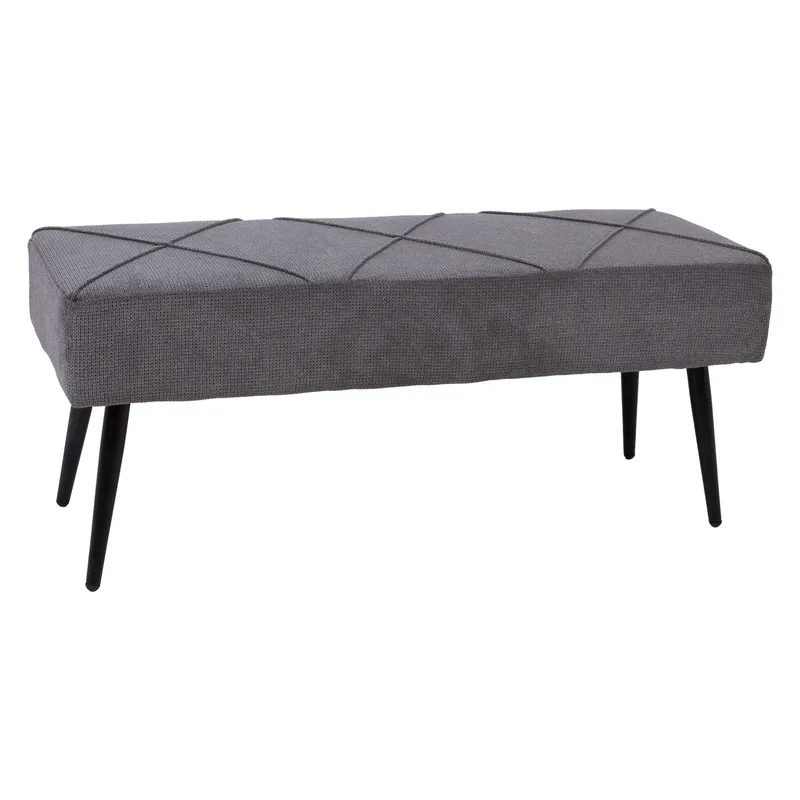 Bänk Kelsi - grå - Möbler - Stolar & fåtöljer - Sittbänk - Hallbänk