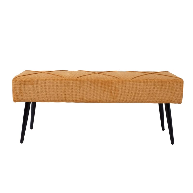 Bänk Kelsi - mörkgul - Möbler - Stolar & fåtöljer - Sittbänk - Hallbänk