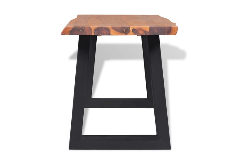 Bänk massivt akaciaträ 160 cm - Brun - Möbler - Stolar & fåtöljer - Sittbänk - Hallbänk