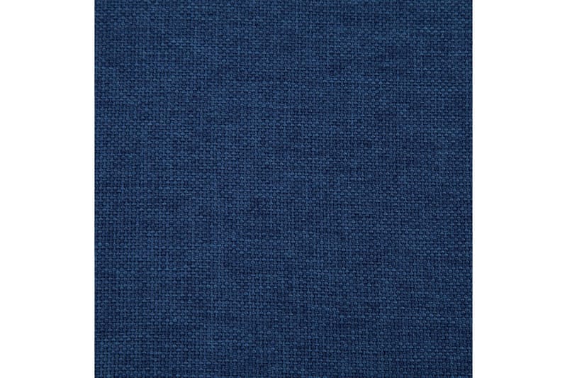 Bänk med förvaringsutrymme 116 cm blå polyester - Blå - Möbler - Stolar & fåtöljer - Sittbänk - Hallbänk - Hallbänk med förvaring