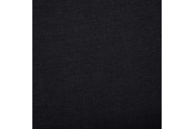 Bänk med förvaringsutrymme 116 cm svart polyester - Svart - Hallbänk med förvaring - Sittbänk med förvaring - Förvaringsbänk - Hallbänk - Sittbänk