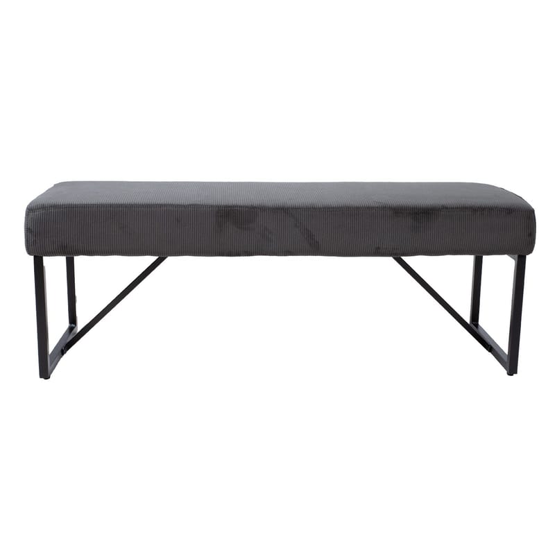 Bänk Myla manchester - grönaktigt grå - Möbler - Stolar & fåtöljer - Sittbänk - Hallbänk