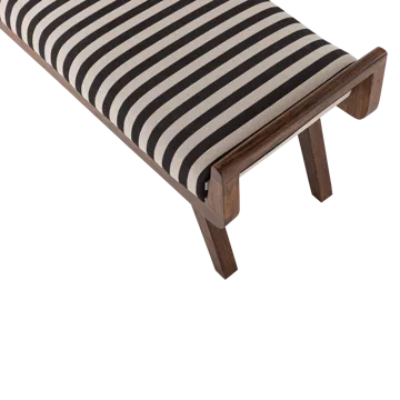 Bänk Valo 157 cm - Svart/Vit - Möbler - Stolar & fåtöljer - Sittbänk - Hallbänk