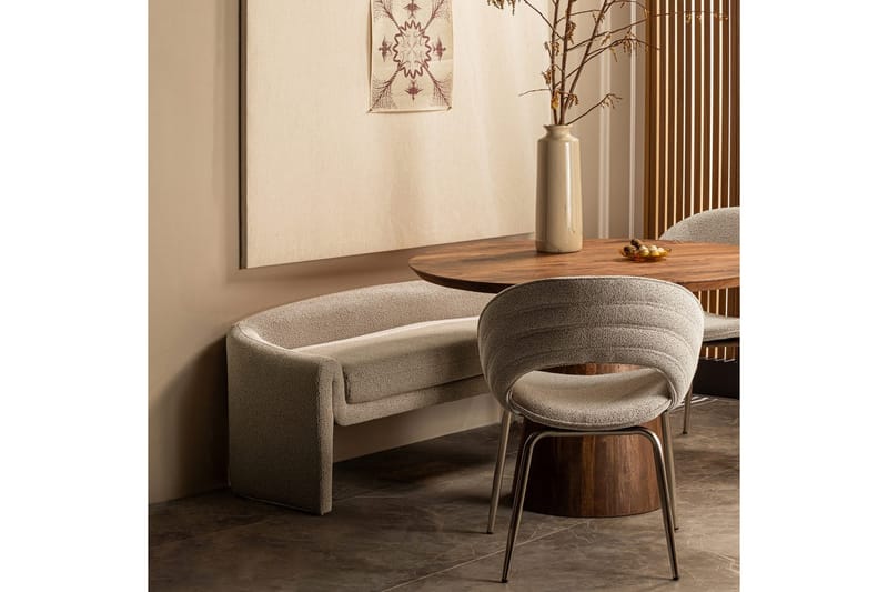 Bänk Zone - Beige - Möbler - Stolar & fåtöljer - Sittbänk