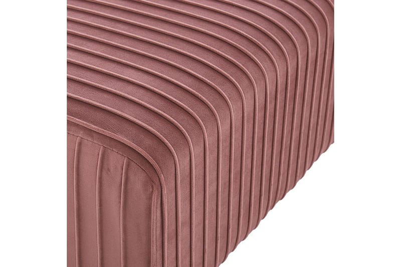 Bänk Paterson Rosa/guld - Rosa/guld - Möbler - Stolar & fåtöljer - Sittbänk - Hallbänk