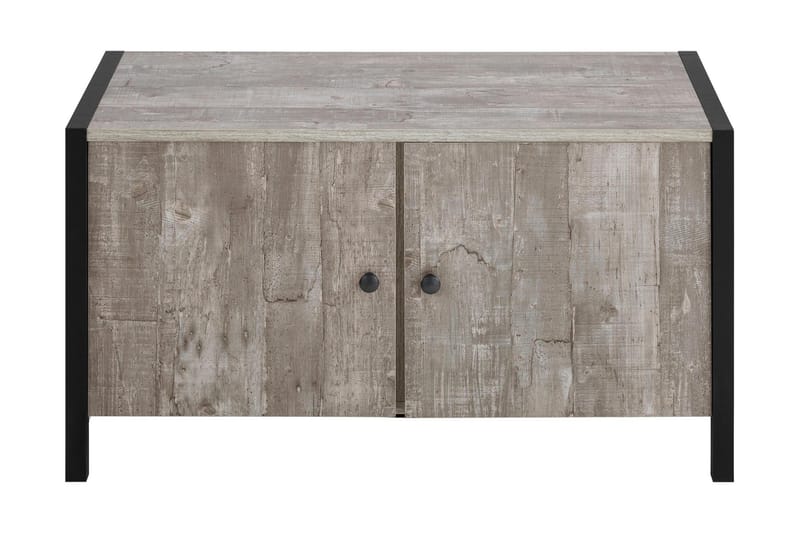 Bagnum Sittbänk 80 cm - Grå/Svart - Möbler - Stolar & fåtöljer - Sittbänk - Hallbänk - Hallbänk med förvaring