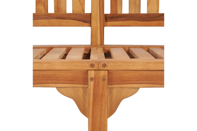 Bananbänk 120 cm massiv teak - Brun - Möbler - Stolar & fåtöljer - Sittbänk