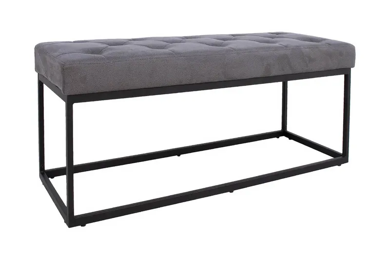 Brigite Bänk 100x35x47 cm Grå - Möbler - Stolar & fåtöljer - Sittbänk - Hallbänk